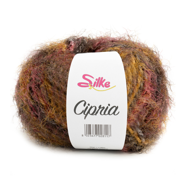 silke cipria fantasia - braun mix (58) - 50gr (90mt) | 1st