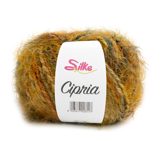 silke cipria fantasia - yellow mix (62) - 50gr (90mt) | 1pc