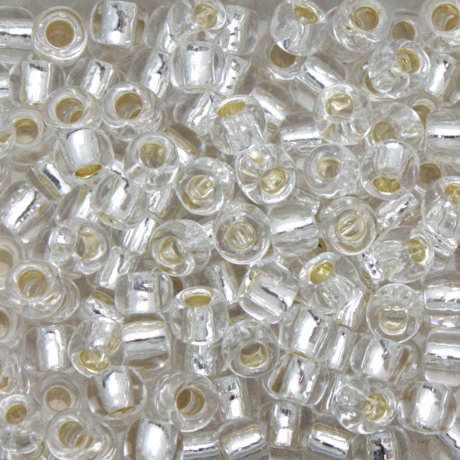 saatperlen toho 6/0 silver-lined crystal (21) | 10gr