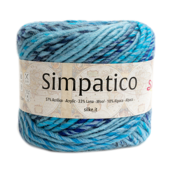 silke simpatico - oceano (58) - 100gr (120mt) | 1st