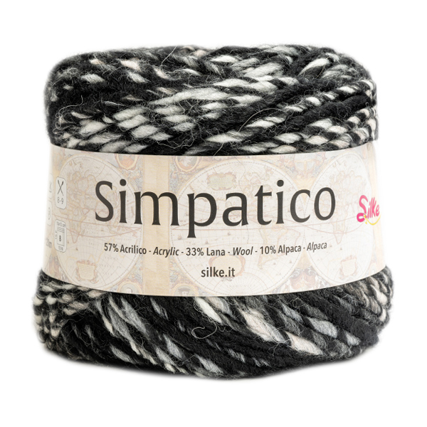 silke simpatico - panda (64) - 100gr (120mt) | 1st