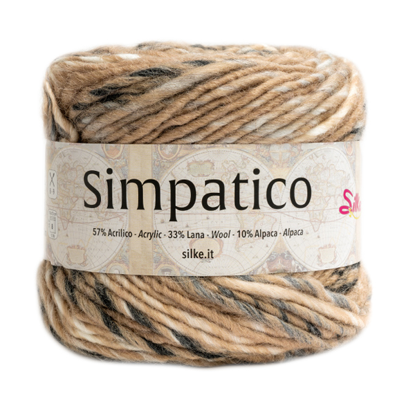 silke simpatico - cappuccino (52) - 100gr (120mt) | 1st
