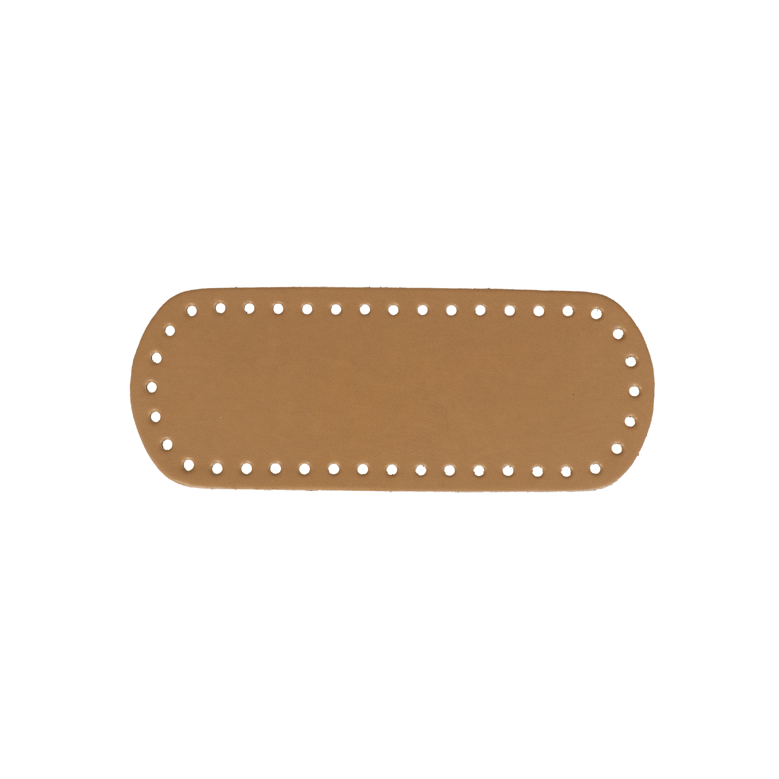 pu leather bottom bag oval 21x8cm | 1pc