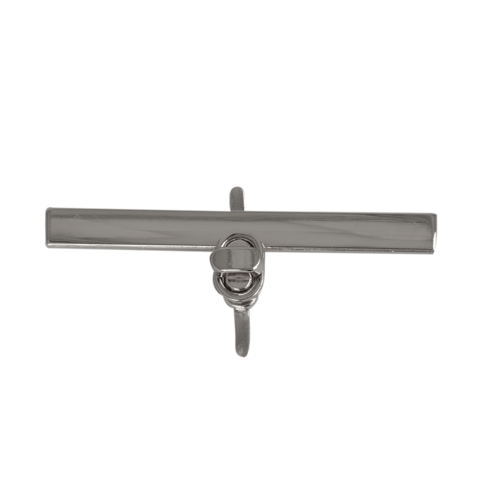 bag clasp silver turn clasp rectangle 94x24mm | 1pc