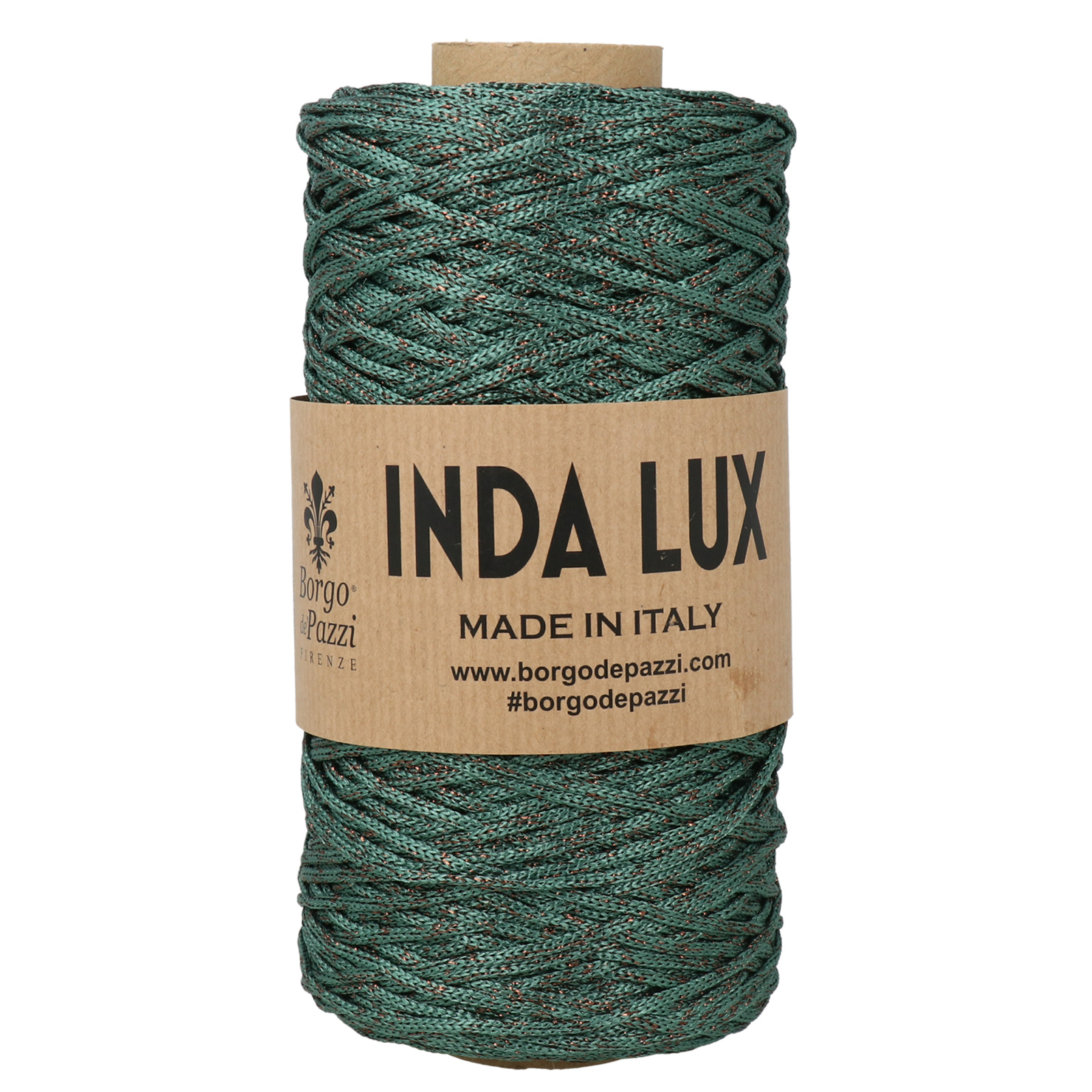 borgo de' pazzi inda lux - green (18) - 250gr (250mt) | 1pc