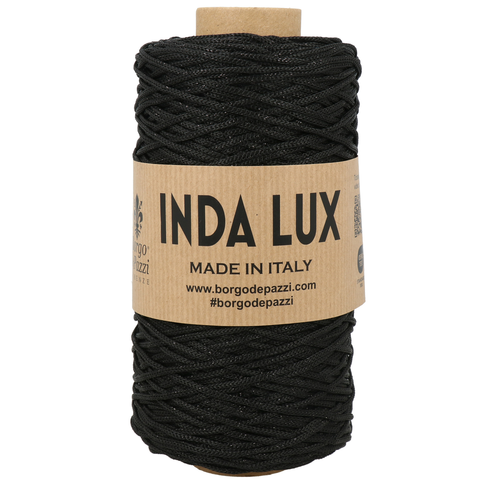 borgo de' pazzi inda lux - black (05) - 250gr (250mt) | 1pc