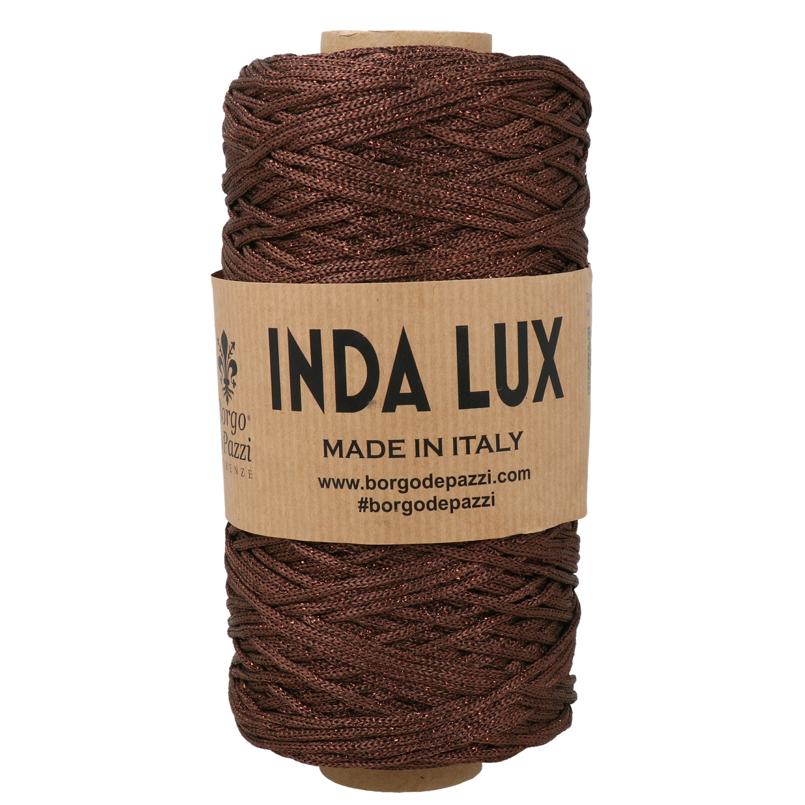 borgo de' pazzi inda lux - brown (27) - 250gr (250mt) | 1pc