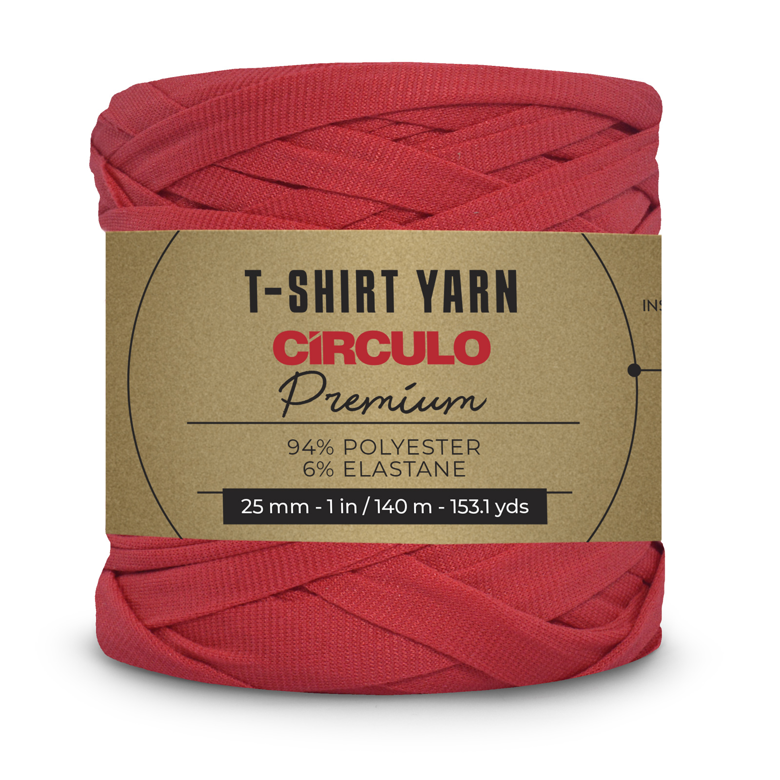 circulo premium t-shirt yarn - carmine (3528) - 270gr (140mt) | 1pc