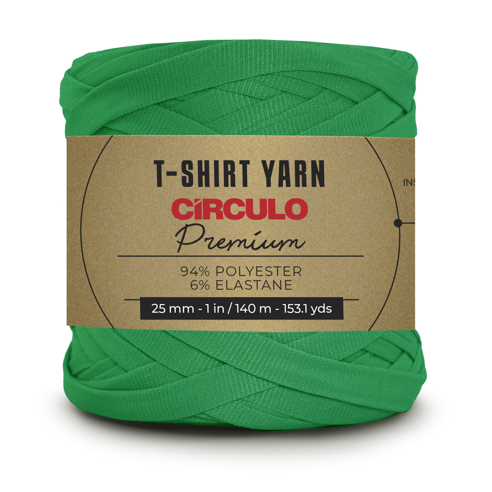 circulo premium t-shirt yarn - brazilian green (5767) - 270gr (140mt) | 1pc