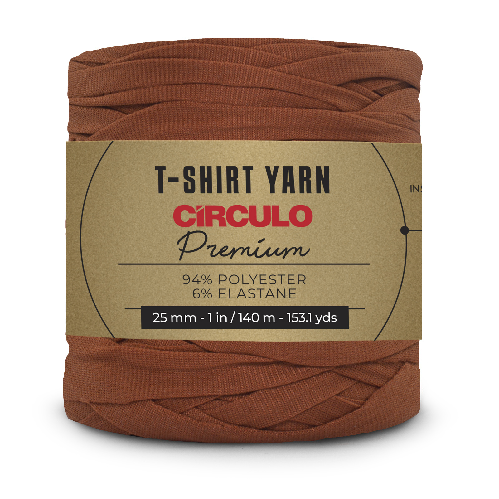 circulo premium t-shirt yarn - henna (7316) - 270gr (140mt) | 1pc