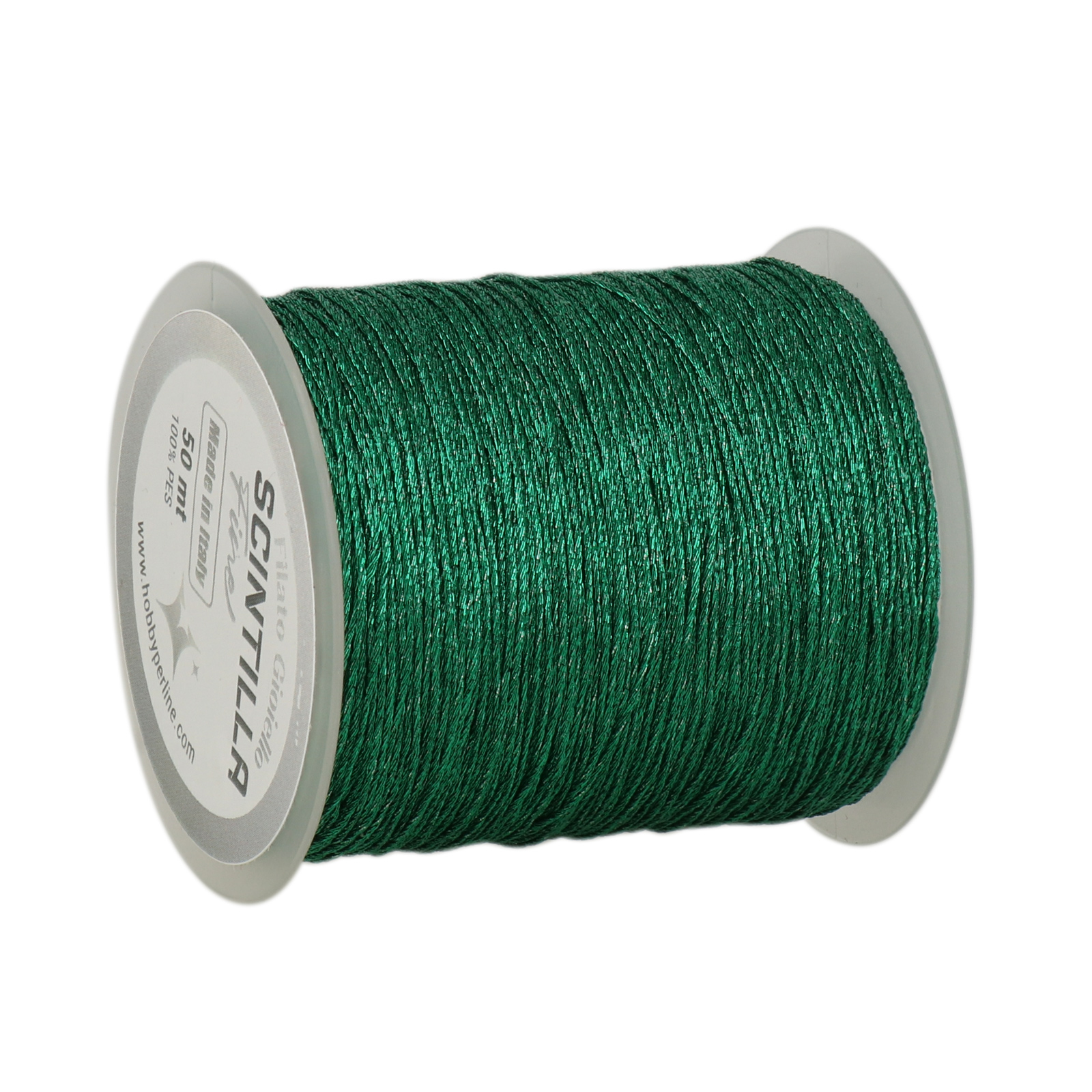 häkelgarn für schmuck scintilla fine - smaragd - 50mt | 1st