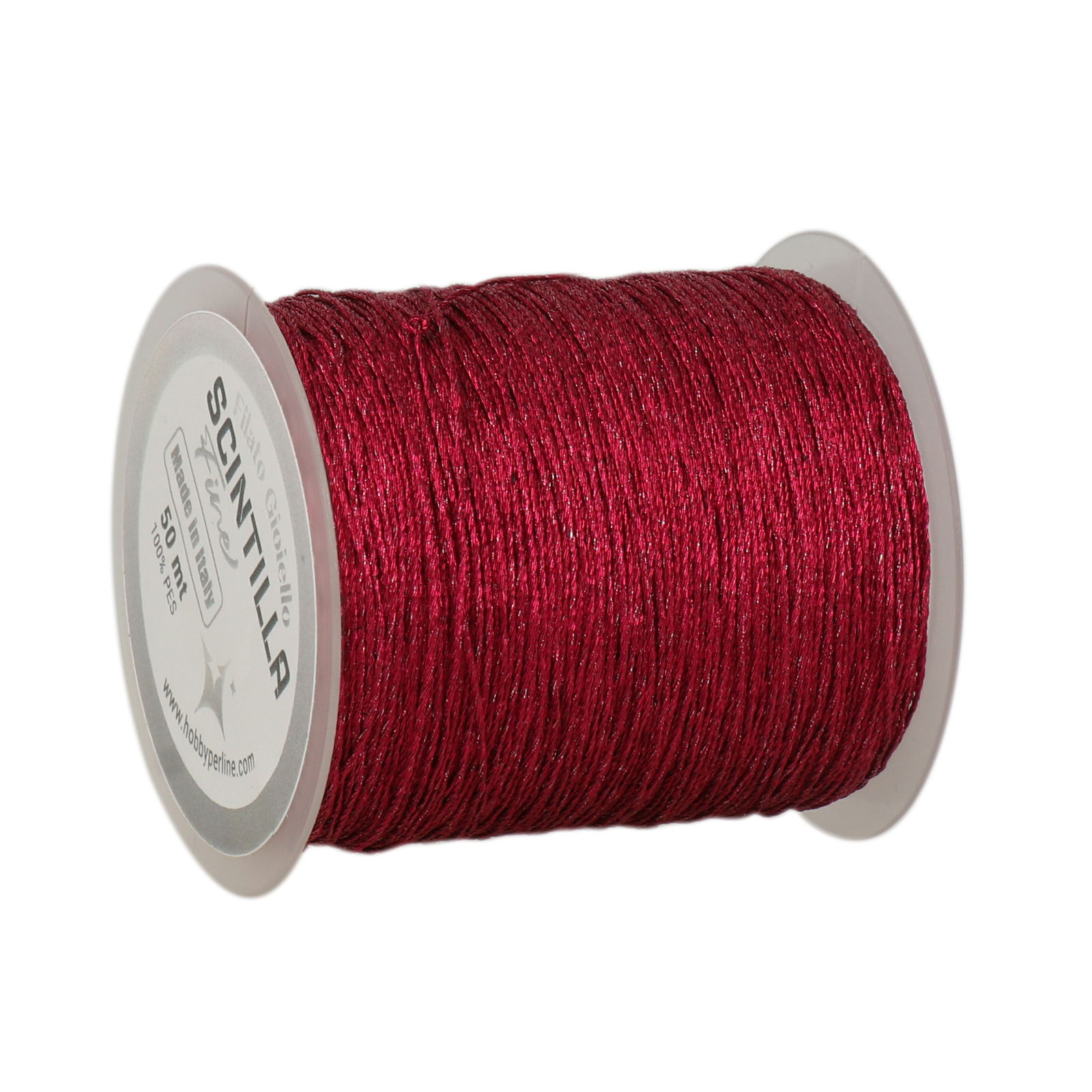 häkelgarn für schmuck scintilla fine - fuchsia - 50mt | 1st