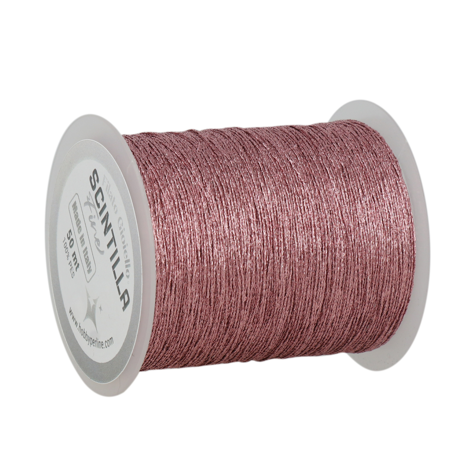 häkelgarn für schmuc scintilla fine - rosa - 50mt | 1st
