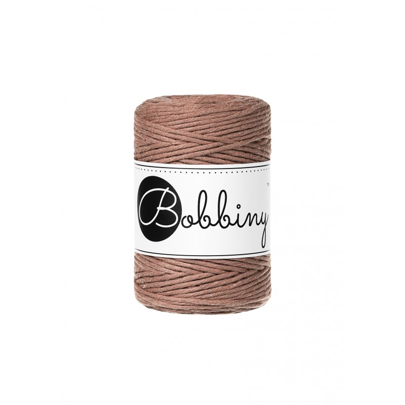 bobbiny baby macramé cord - mocha mousse 1,5mm - 100mt | 1pc