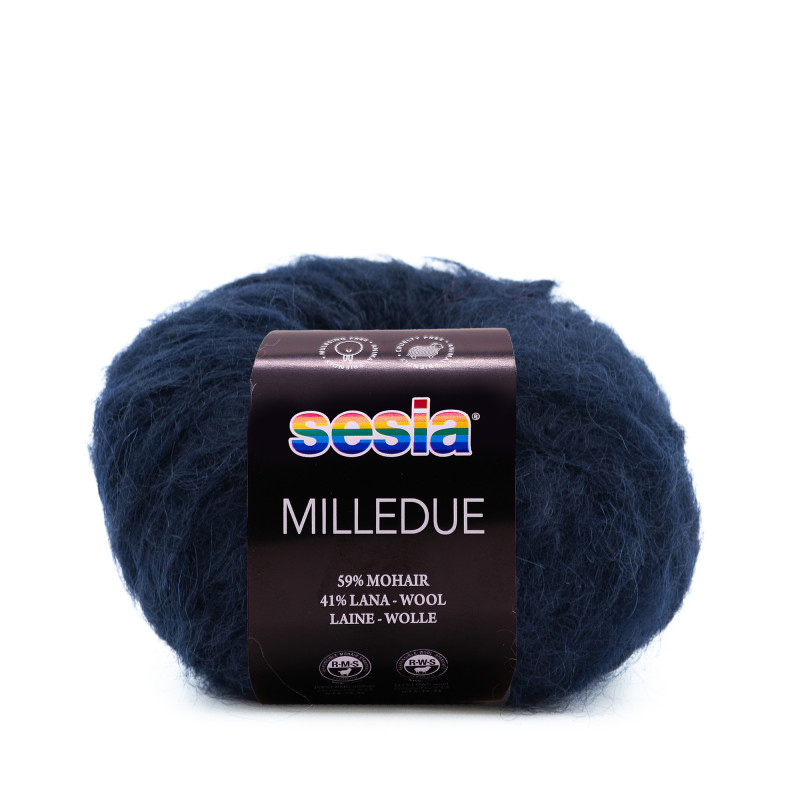 sesia milledue - navy blue (0469) - 50gr (60mt) | 1pc