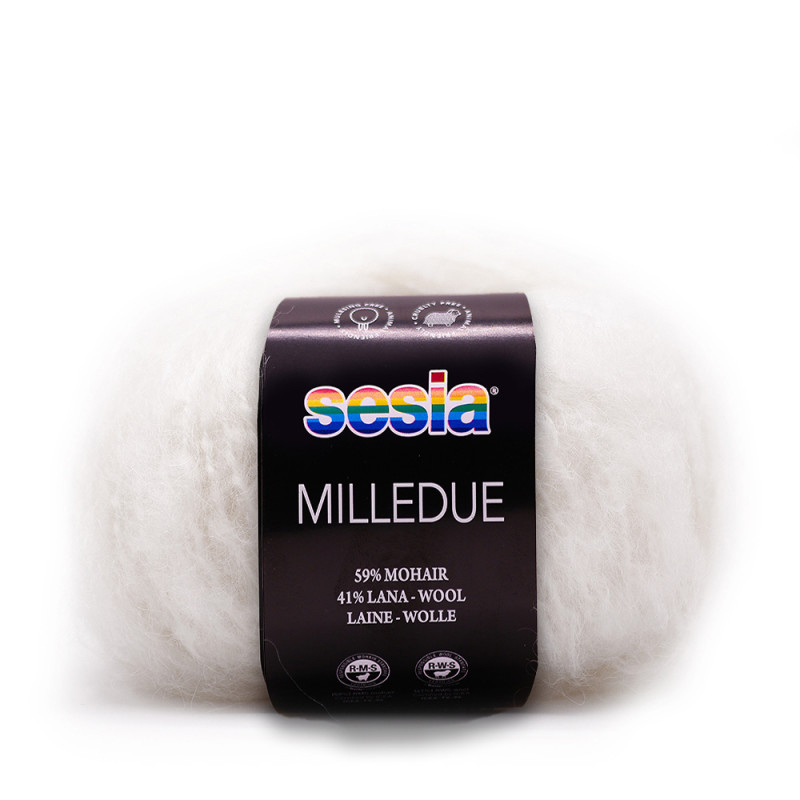 sesia milledue - white/white (5151) - 50gr (60mt) | 1pc