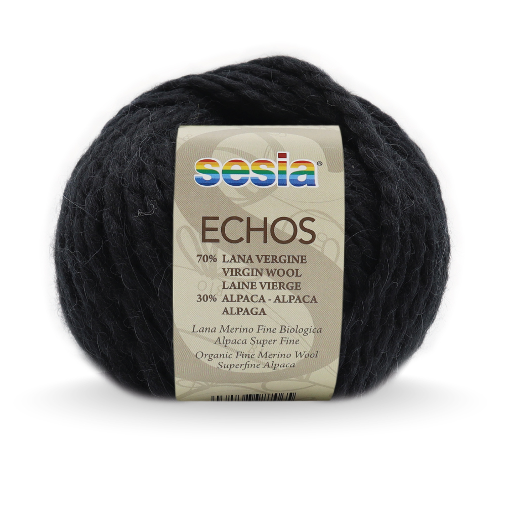 sesia echos - black (0067) - 50gr (50mt) | 1pc