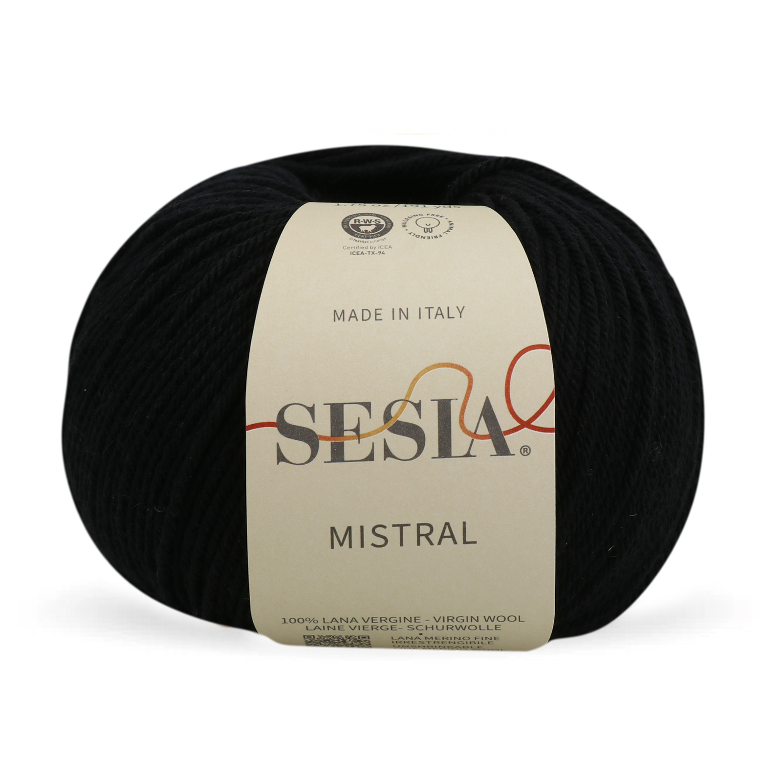 sesia mistral - schwarz (0067) - 50gr (175mt) | 1st