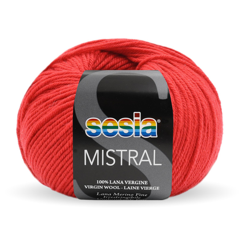 sesia mistral - red (0163) - 50gr (175mt) | 1pc