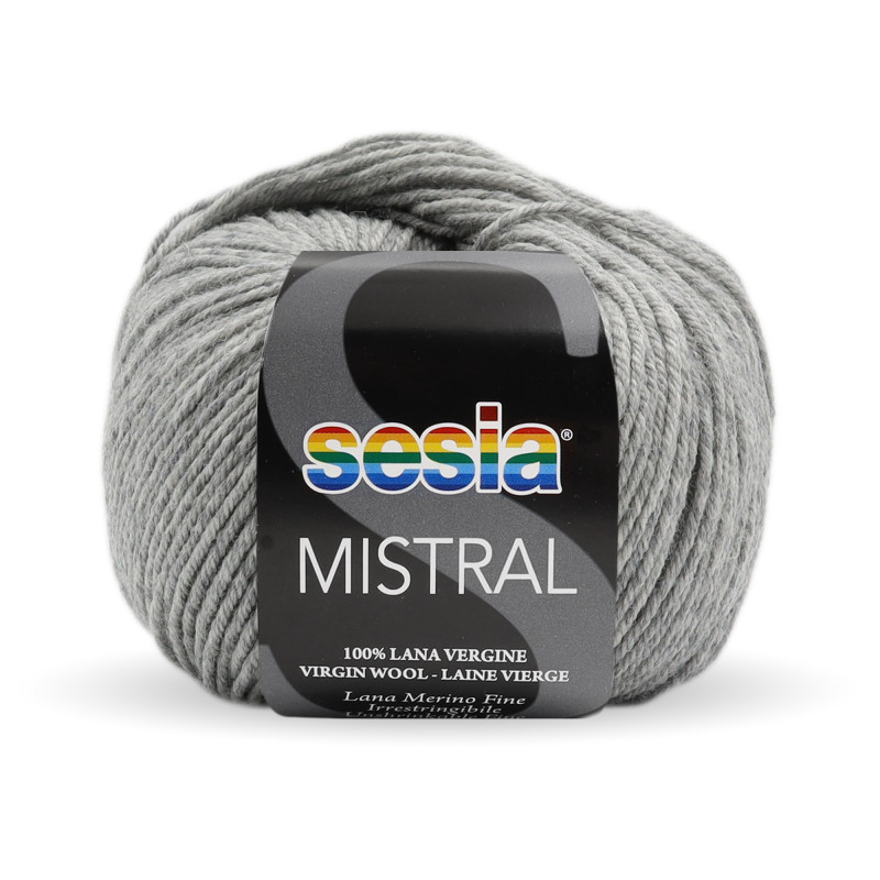 sesia mistral - light grey (0665) - 50gr (175mt) | 1pc