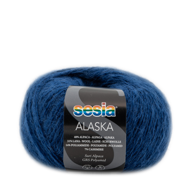 sesia alaska - blu indigo (4556) - 50gr (200mt) | 1st