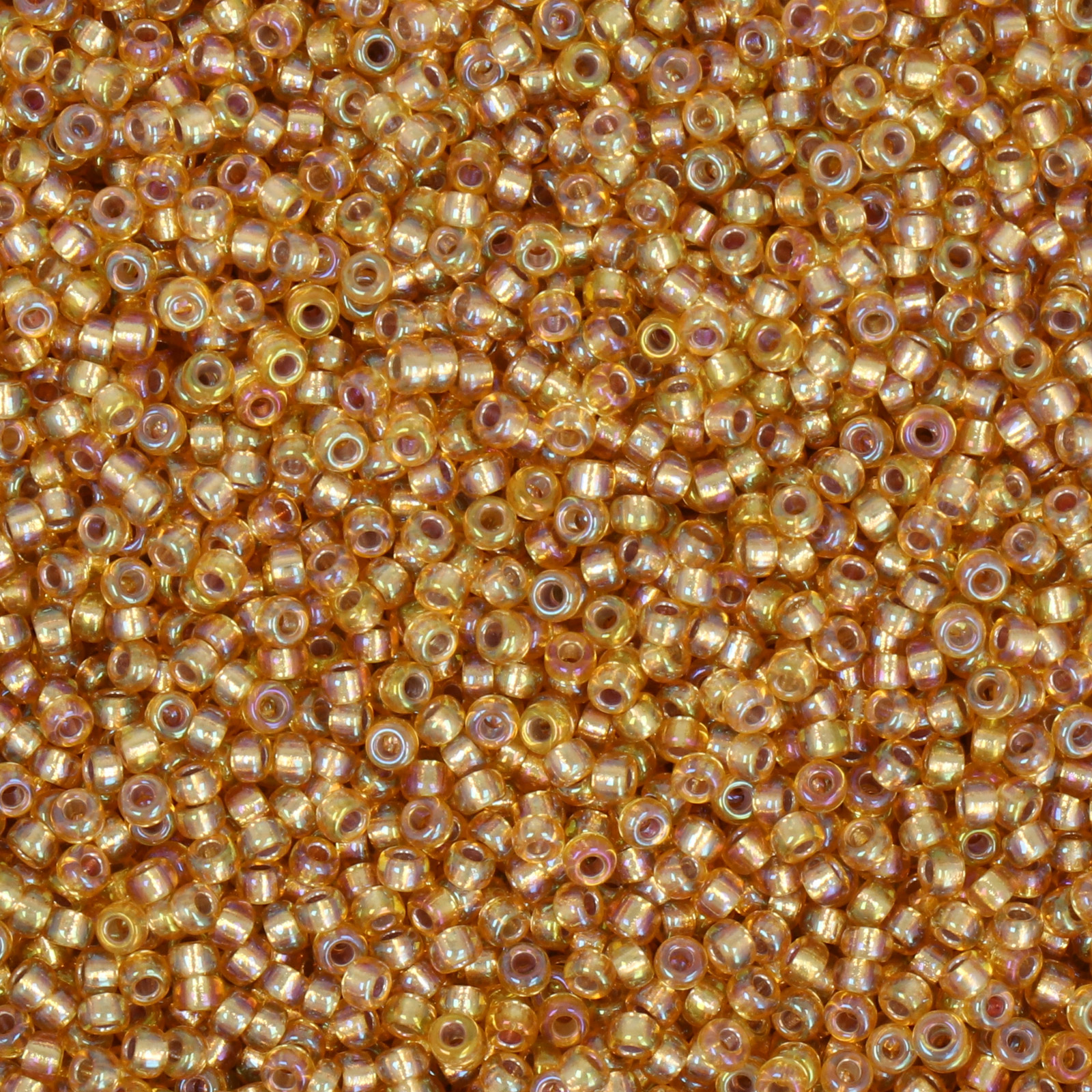miyuki rocailles 11/0 - silver-lined gold ab (1003) | 10gr