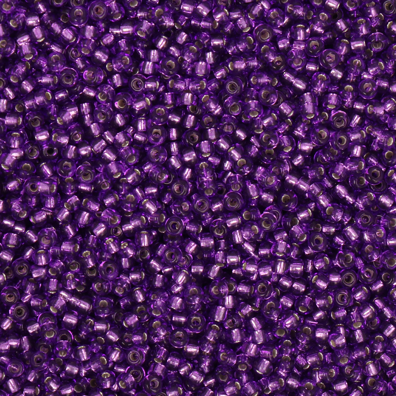 miyuki rocailles 11/0 - silver-lined purple (1344) | 10gr