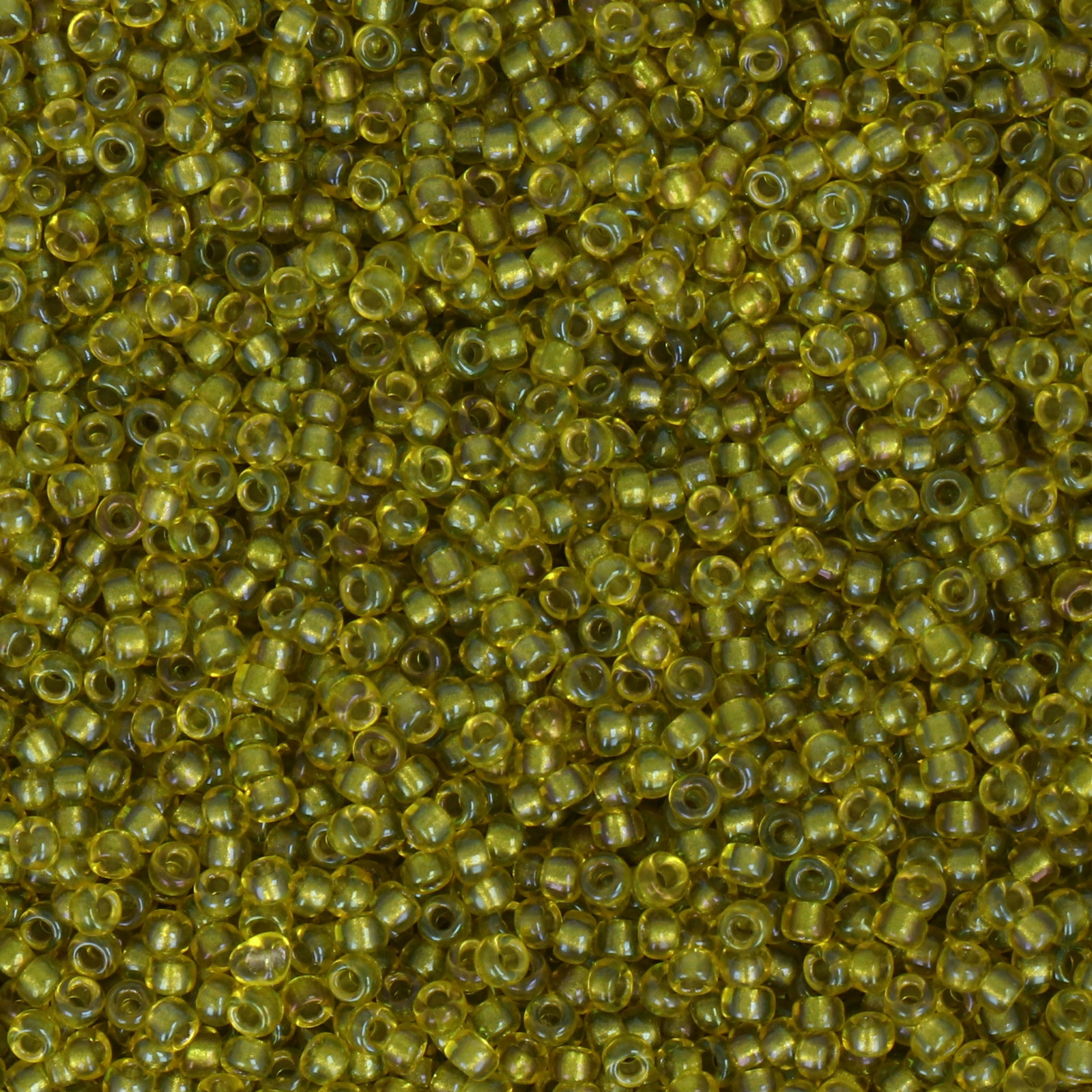 miyuki rocailles 11/0 - fancy-lined olive (3530) | 10gr