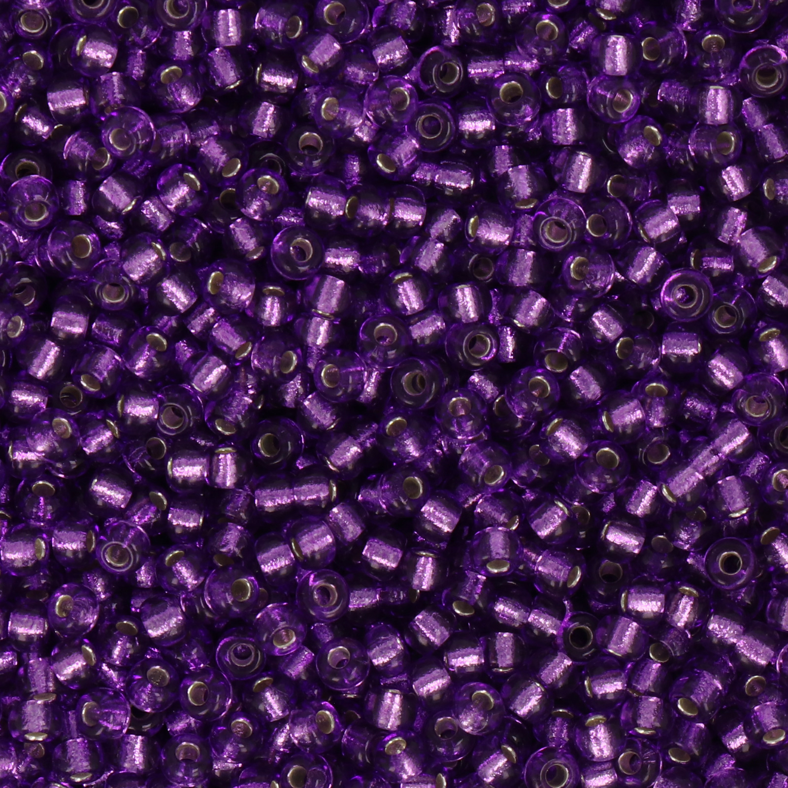 miyuki rocailles 8/0 - silver-lined purple (1344) | 10gr