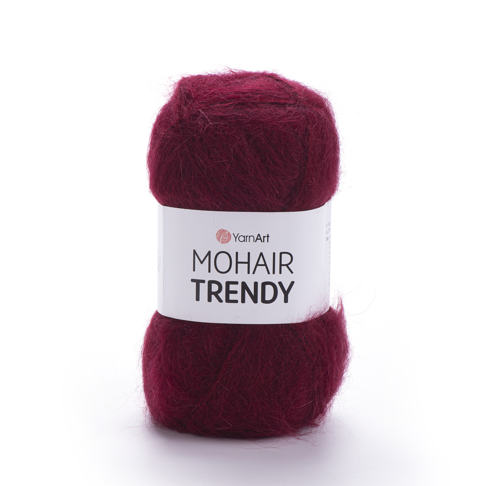 yarnart mohair trendy - bordeaux (109) - 100gr (220mt) | 1st