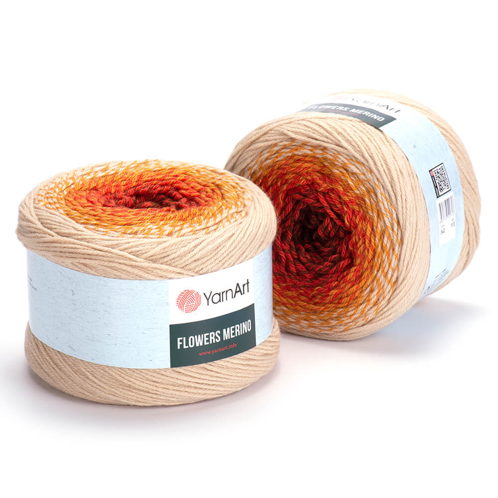 yarnart flower merino - pfirsich (542) - 225gr (590mt) | 1st