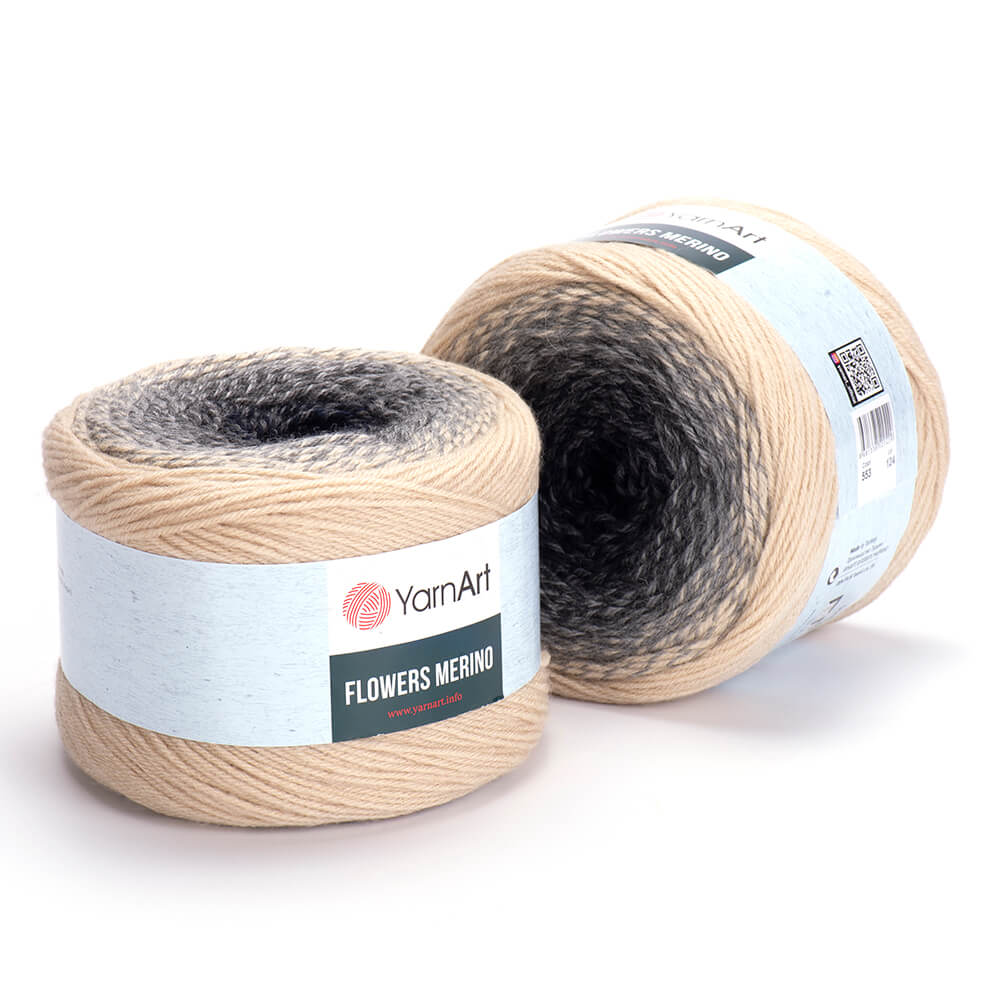 yarnart flower merino - beige (553) - 225gr (590mt) | 1pc