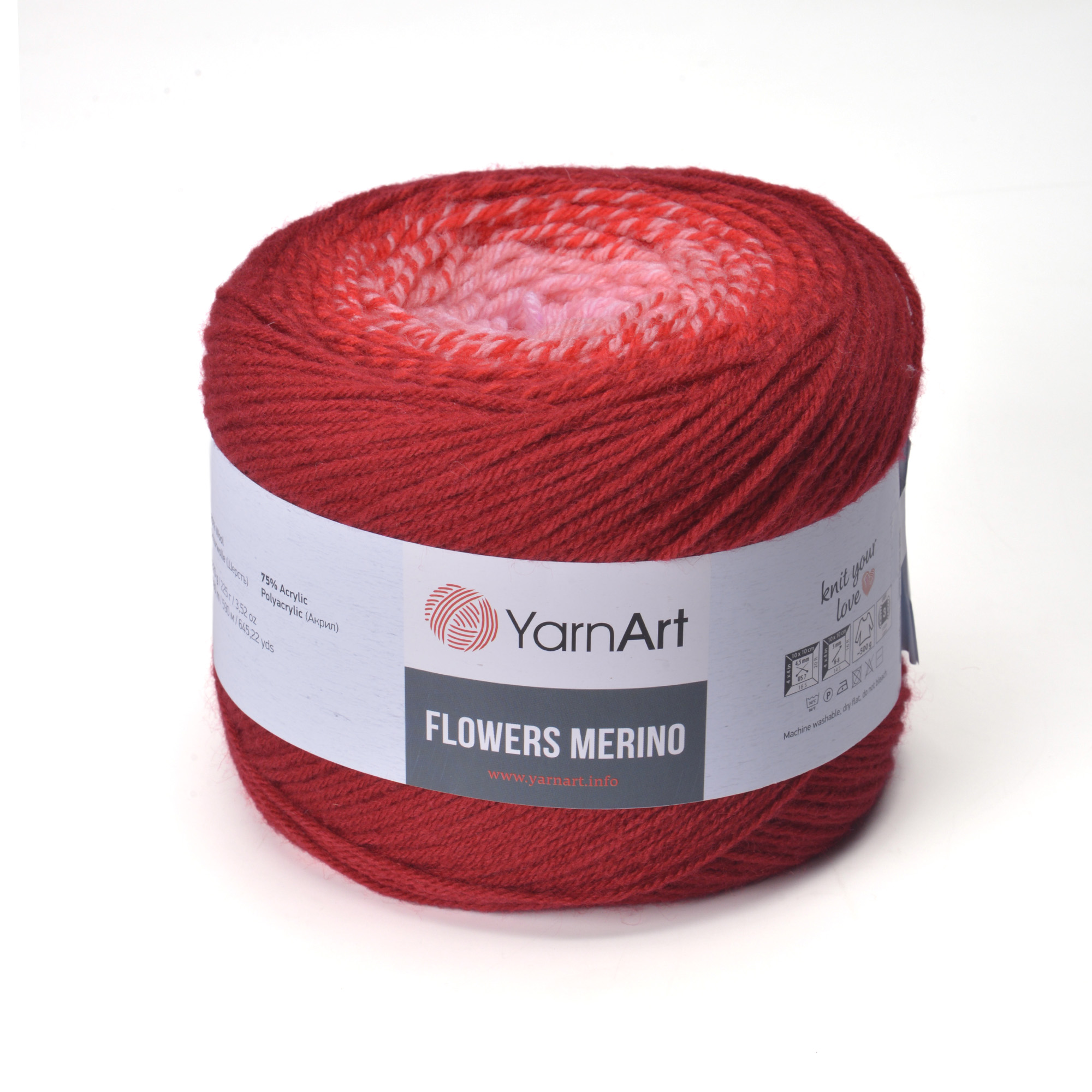 yarnart flower merino - passion (561) - 225gr (590mt) | 1st