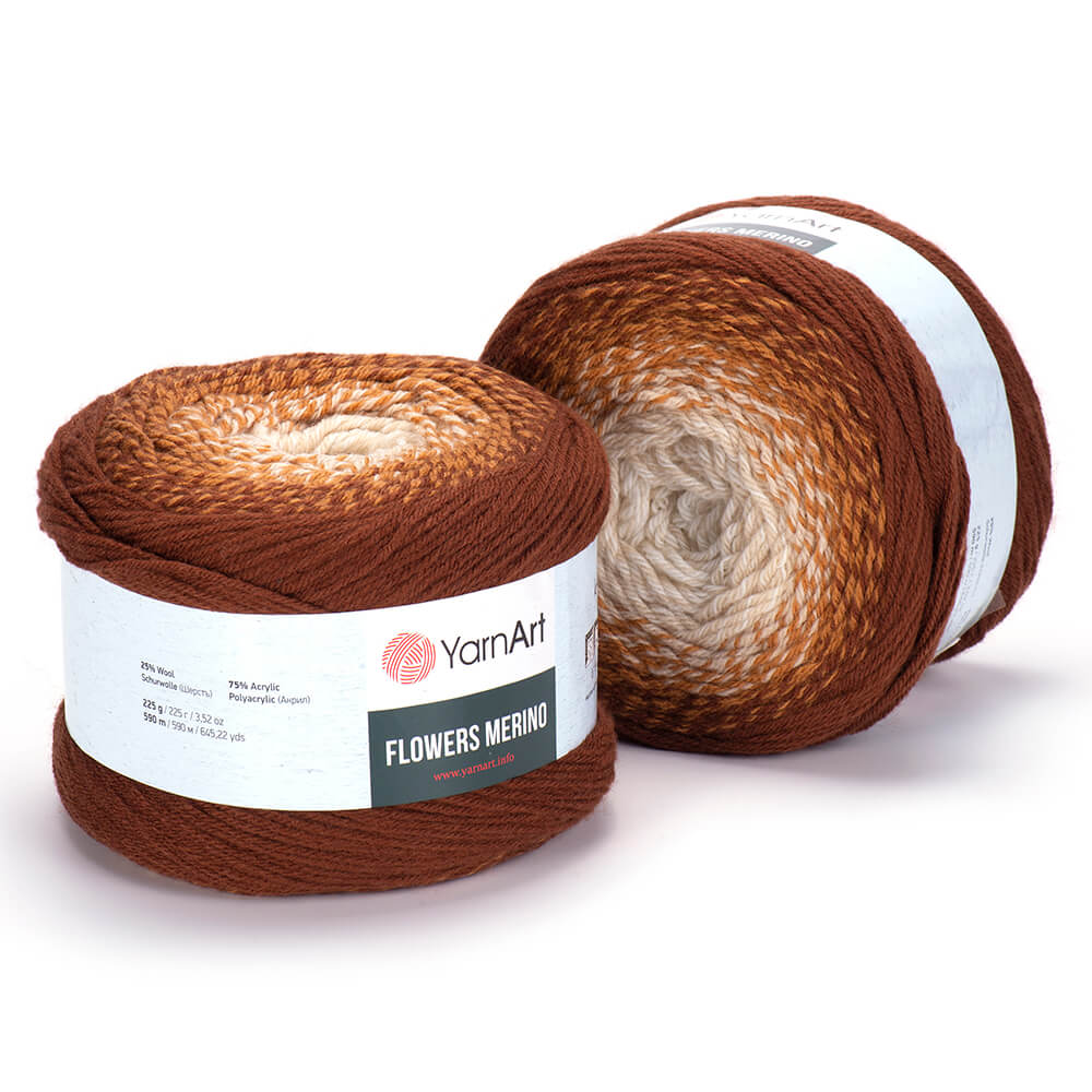 yarnart flower merino - milch & kakao (537) - 225gr (590mt) | 1st