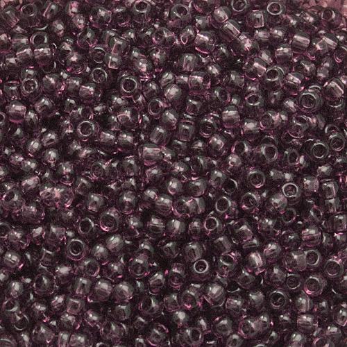 rocaille toho seed beads 11/0 - transparent medium amethyst (6b) | 10gr
