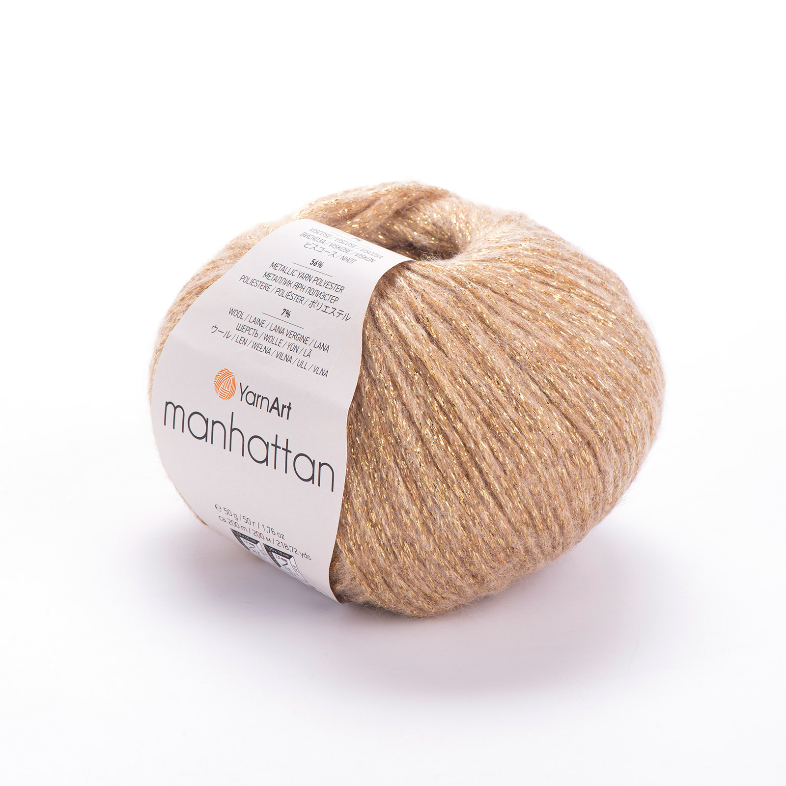 yarnart manhattan - gold (911) - 50gr (200mt) | 1pc