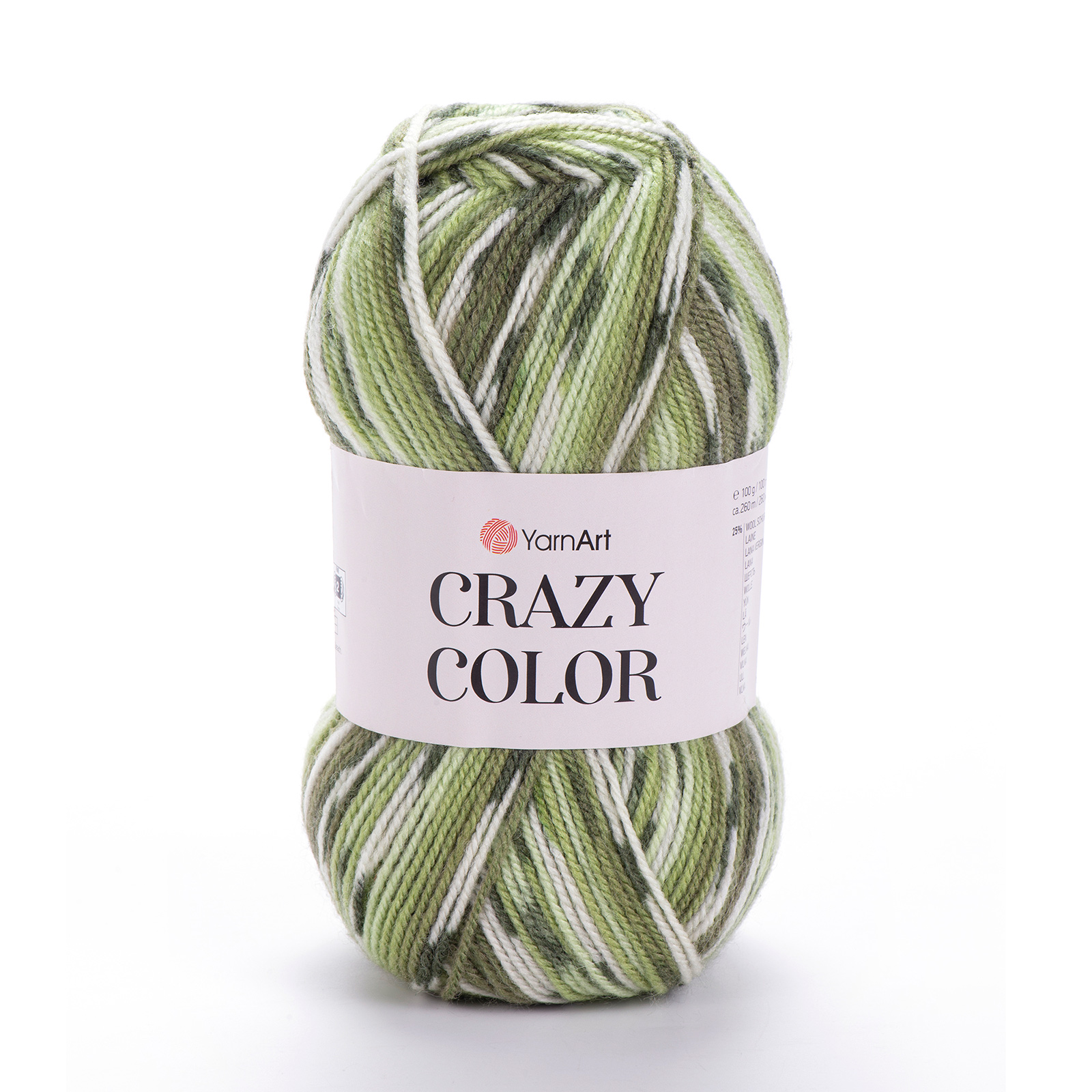 yarnart crazy color - jungle (115) - 100gr (260mt) | 1pc
