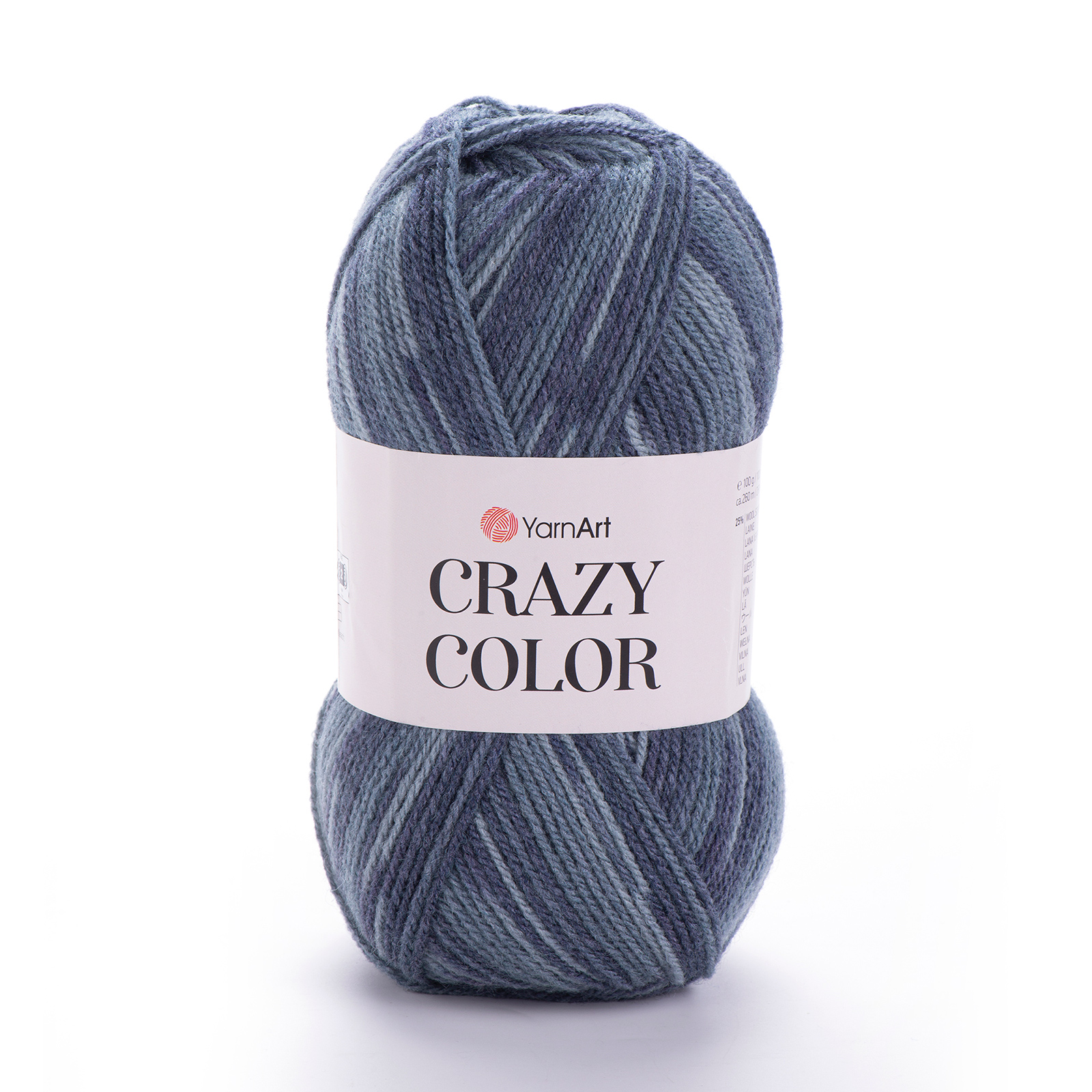 yarnart crazy color - mountain air (652) - 100gr (260mt) | 1pc