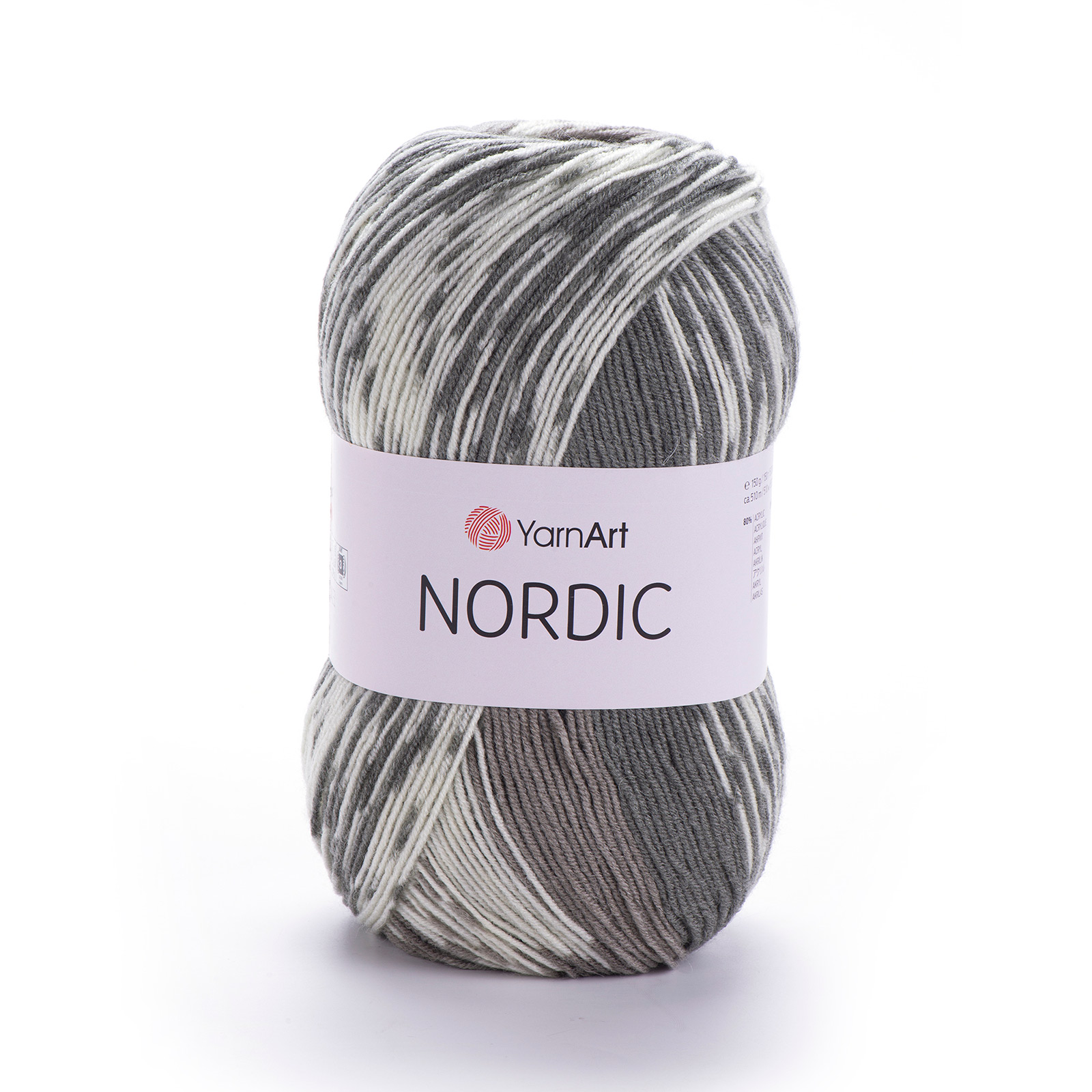 yarnart nordic - ash (659) - 150gr (510mt) | 1pc