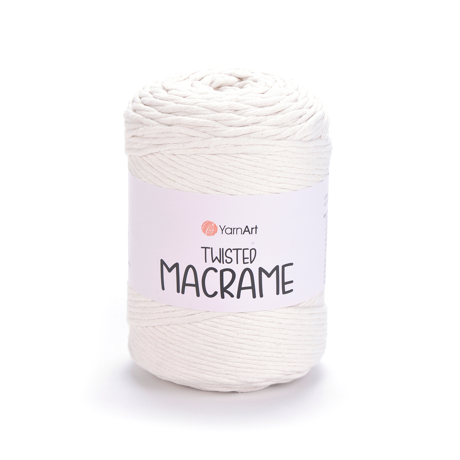 yarnart twisted macramè 5mm - milch (752) - 500gr (210mt) | 1st