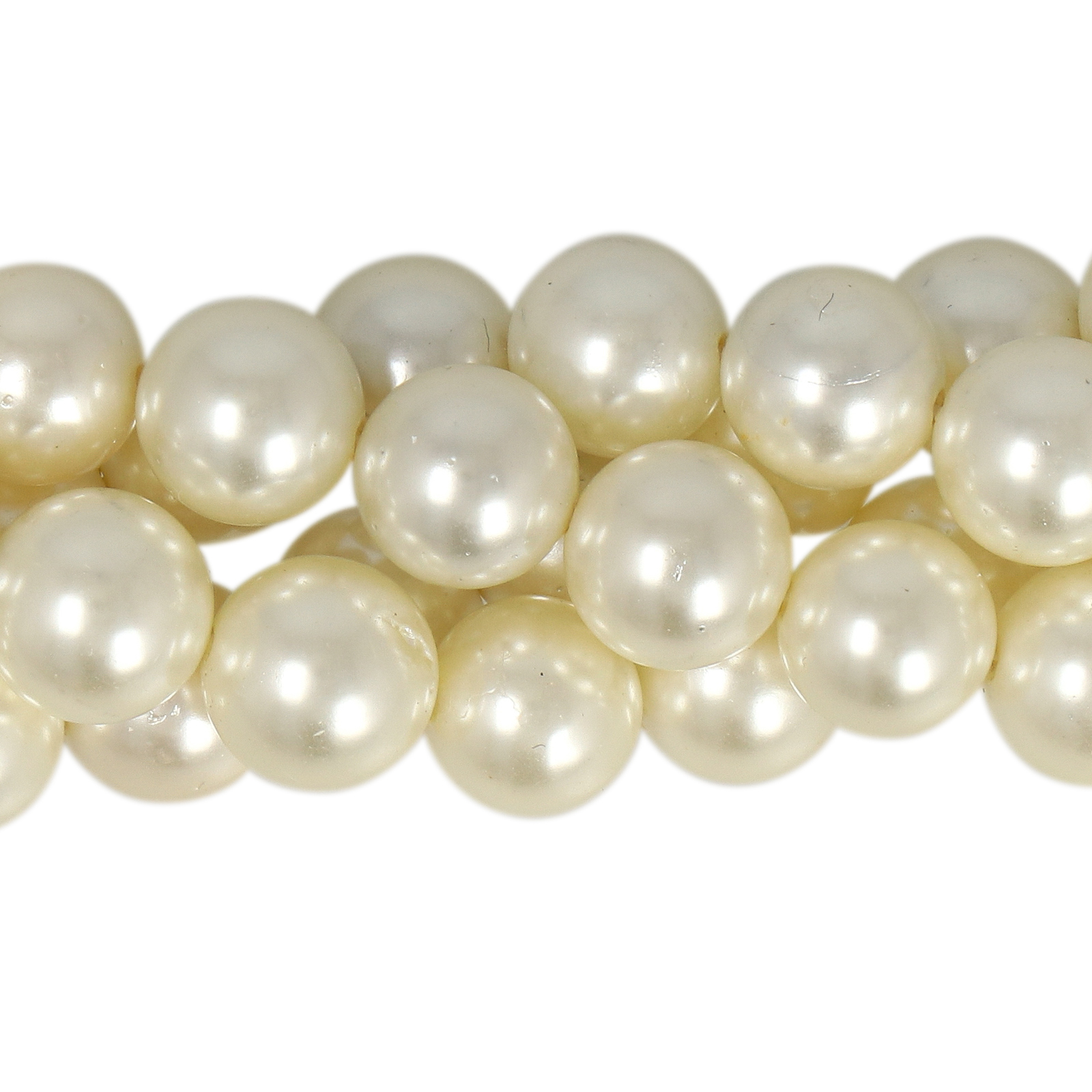 muschelkernperlen cream runde 8mm | strang 38/40cm