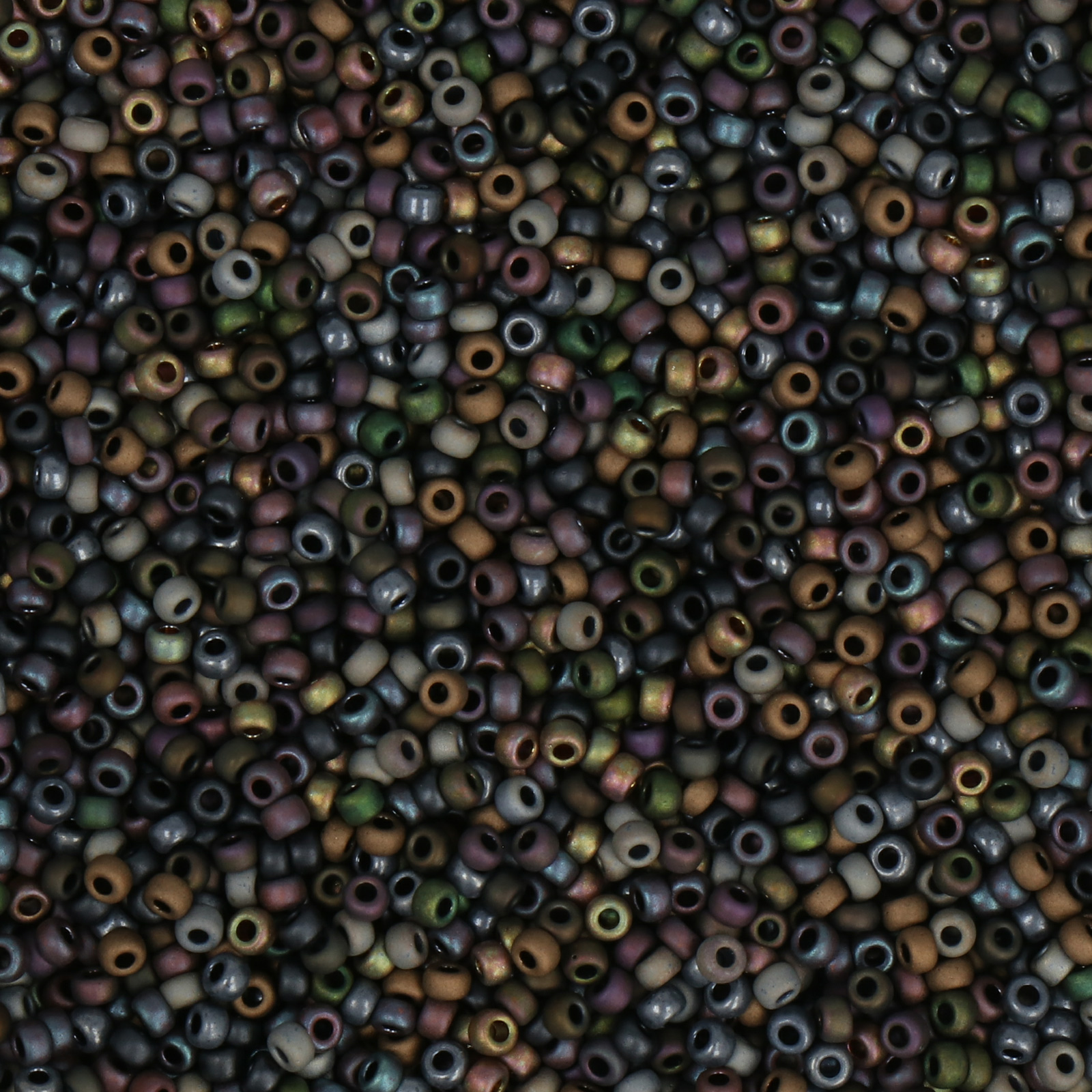 miyuki rocailles 11/0 - matte heavy metals mix (mix24) | 10gr