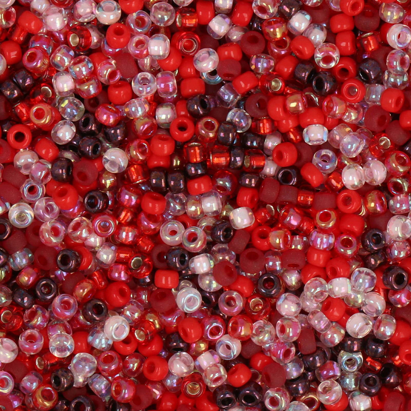 miyuki rocailles 8/0 - strawberry mix (mix05) | 10gr