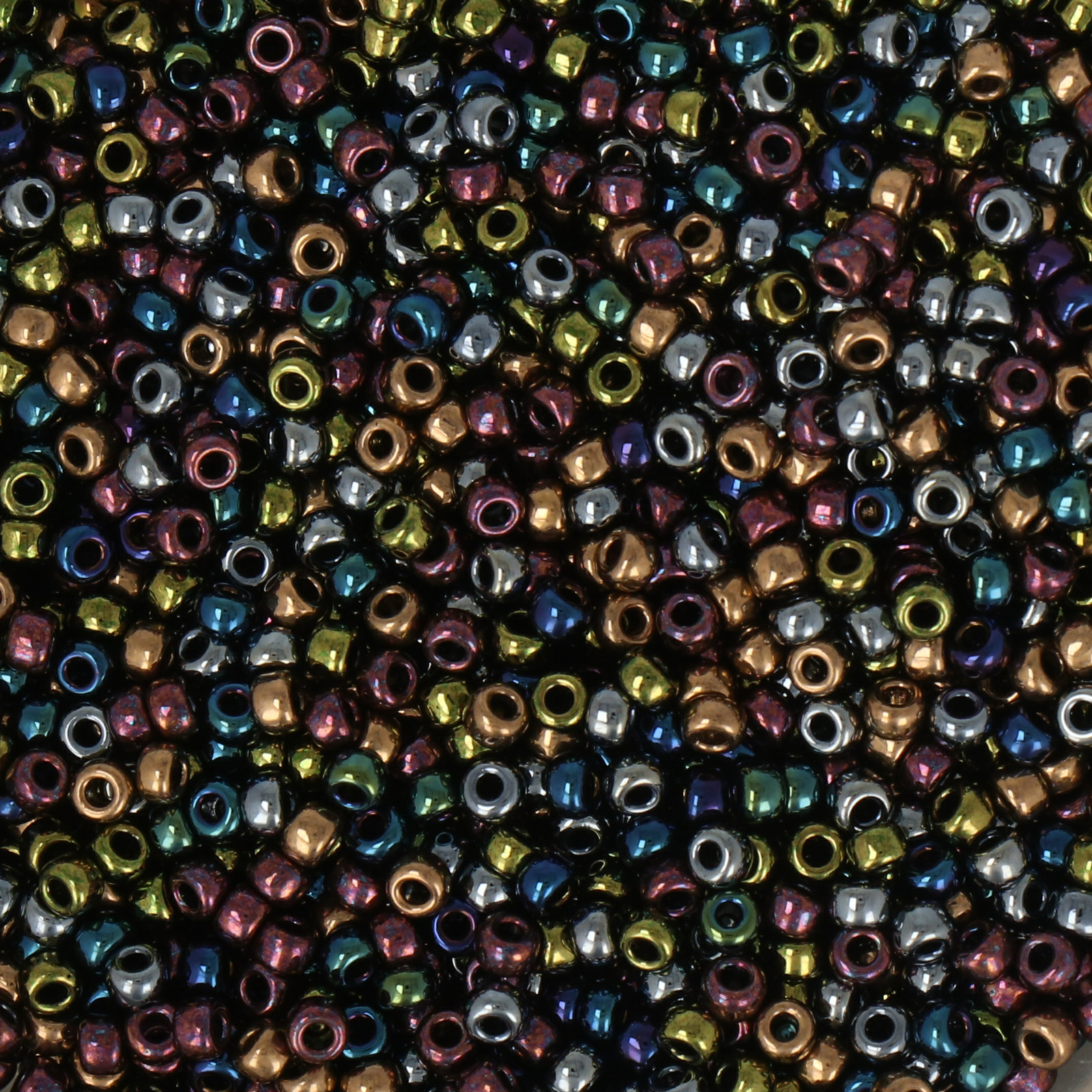 miyuki rocailles 8/0 - heavy metals mix (mix23) | 10gr