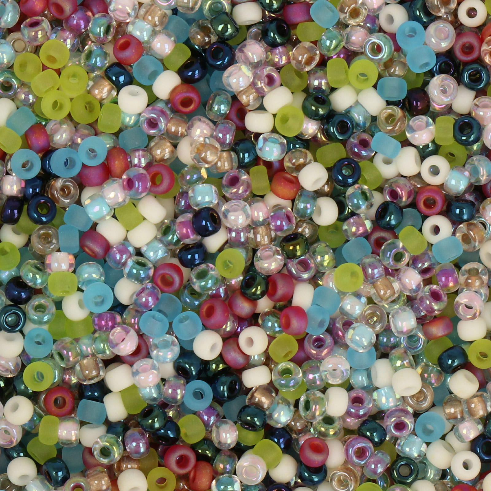 miyuki rocailles 8/0 - spring flower mix (mix15) | 10gr