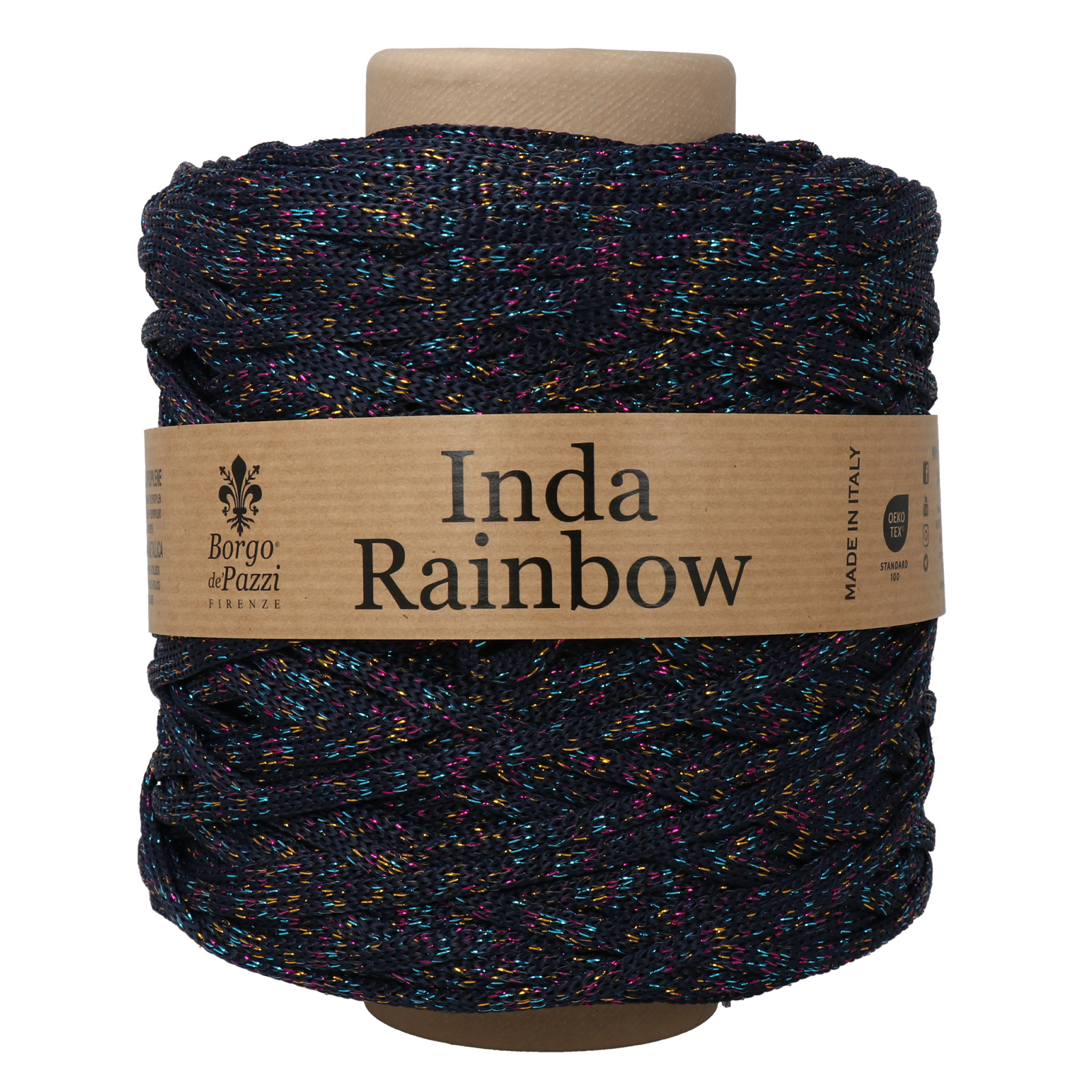 borgo de' pazzi inda rainbow - blau/mehrfarbig (9) - 535gr (165mt) | 1st