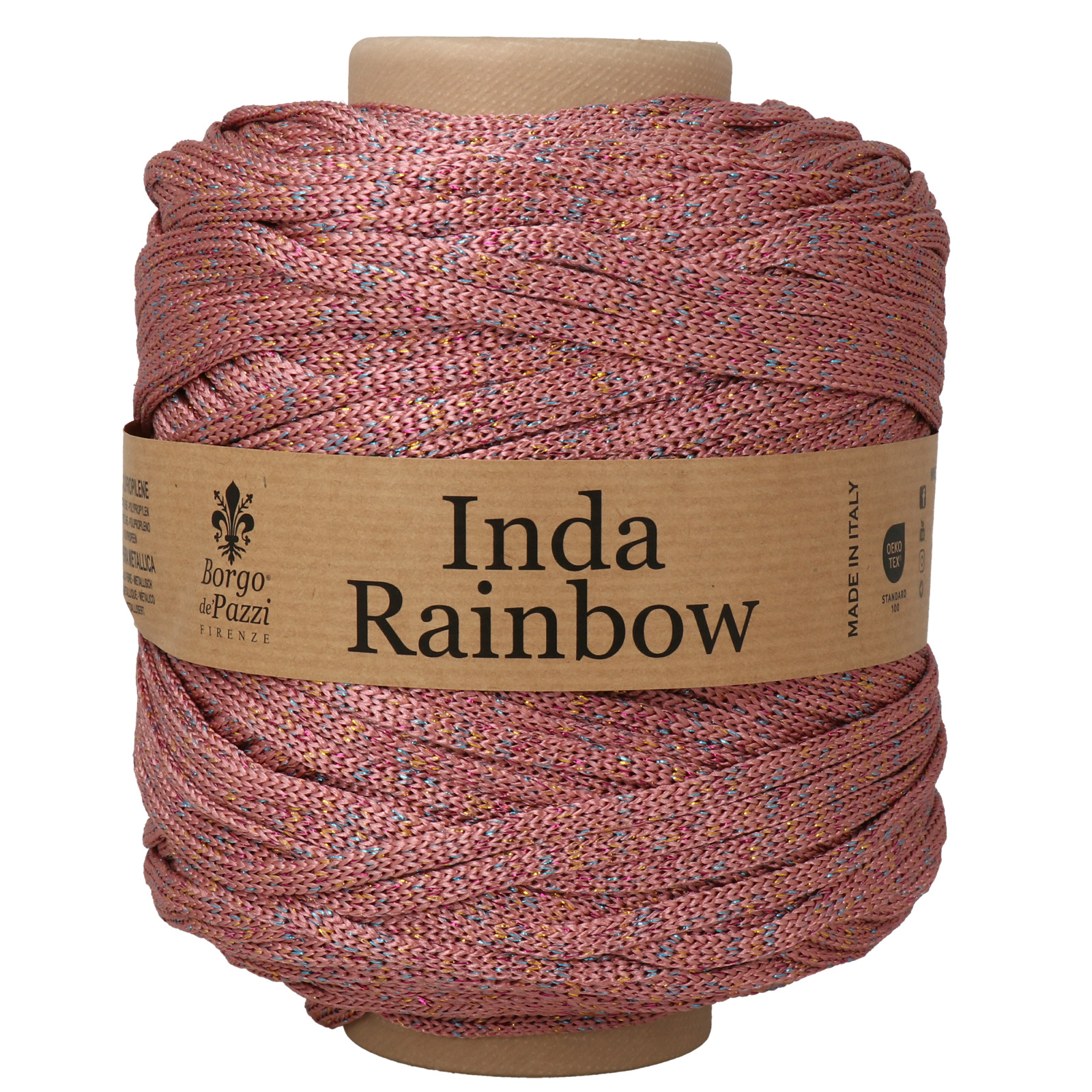 borgo de' pazzi inda rainbow - antikrosa/mehrfarbig (33) - 535gr (165mt) | 1st