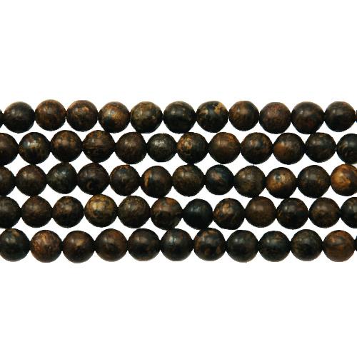 bronzit glatt runde 4,5/5mm | strang 38/40cm