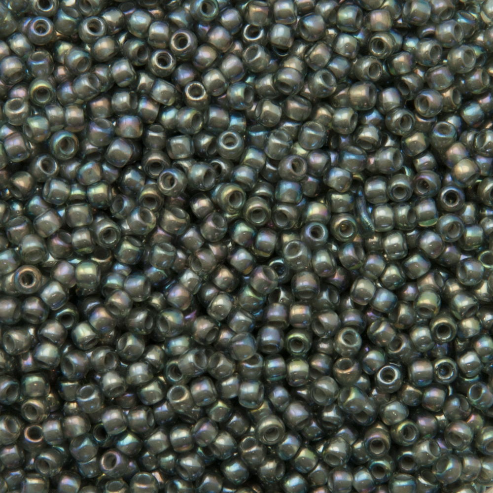 saatperlen toho 11/0 inside color rainbow grey/opaque grey lined (1820) | 10gr