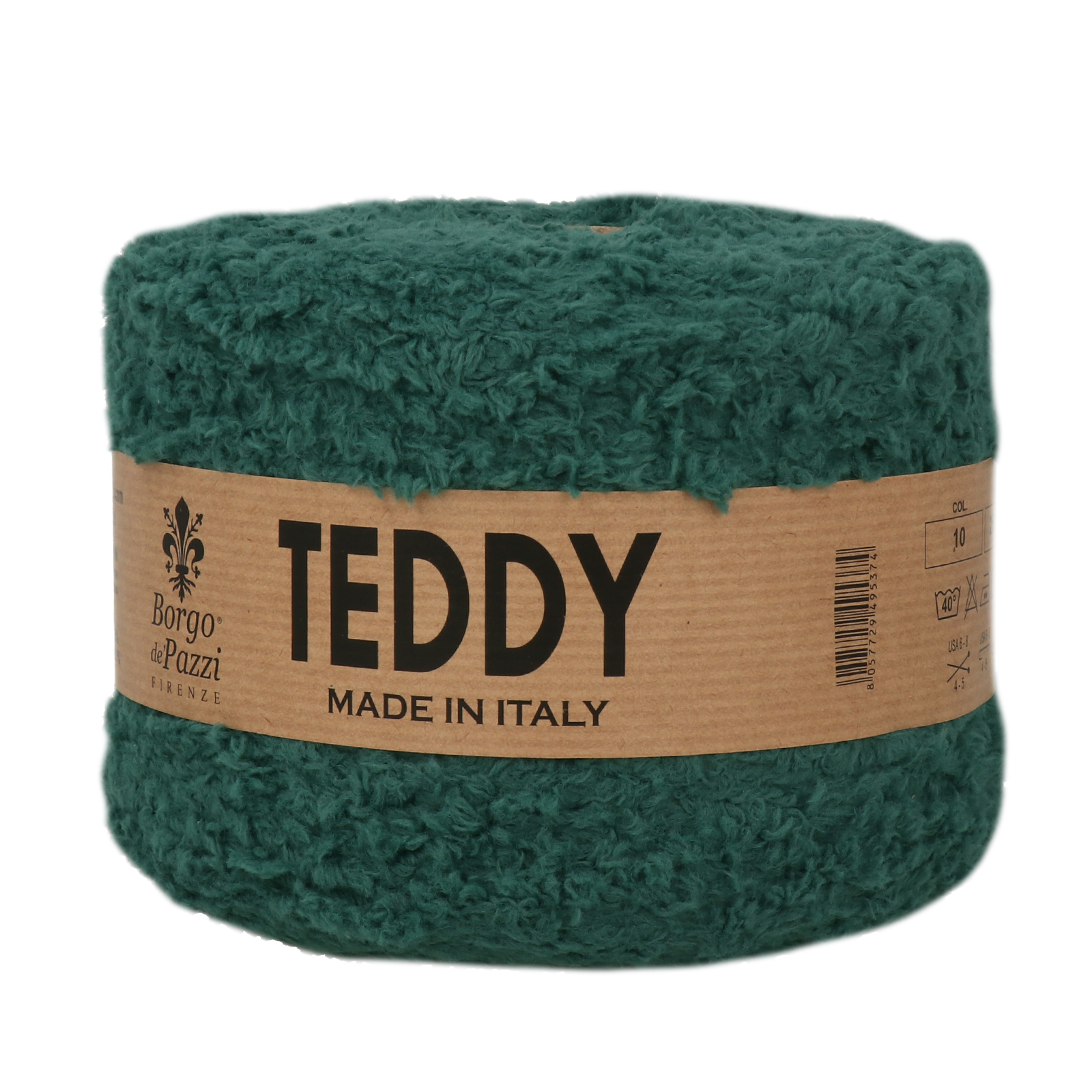 borgo de' pazzi teddy - emerald green (10) - 500gr (480mt) | 1pc